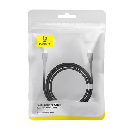 Daten- und Ladekabel USB-C - USB-C Baseus Pudding, 100W, 2m, Schwarz P10355702111-01