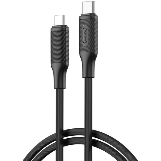 Câble de Données et de Charge USB-C - USB-C XO Design NB-Q265B, 60W, 1m, Noir