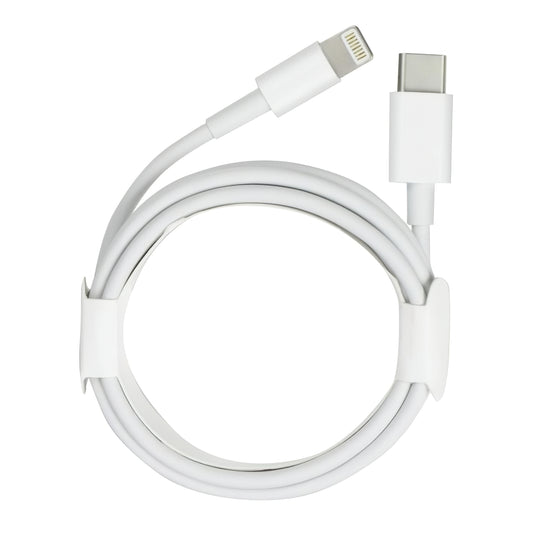 Câble de données et de charge USB-C - Lightning OEM, 12W, 1m, Blanc