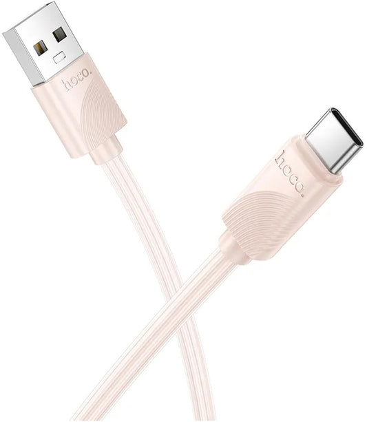 Câble de Données et de Charge USB-A - USB-C HOCO X114, 18W, 1m, Rose