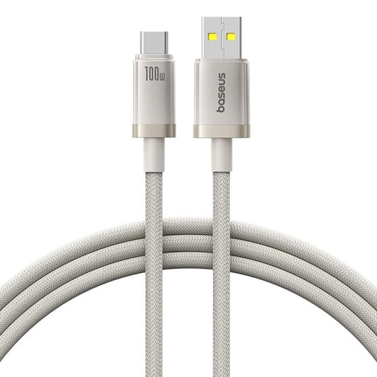Daten- und Ladekabel USB-A - USB-C Baseus Titanium, 100W, 2m, Silber P10378102G21-02