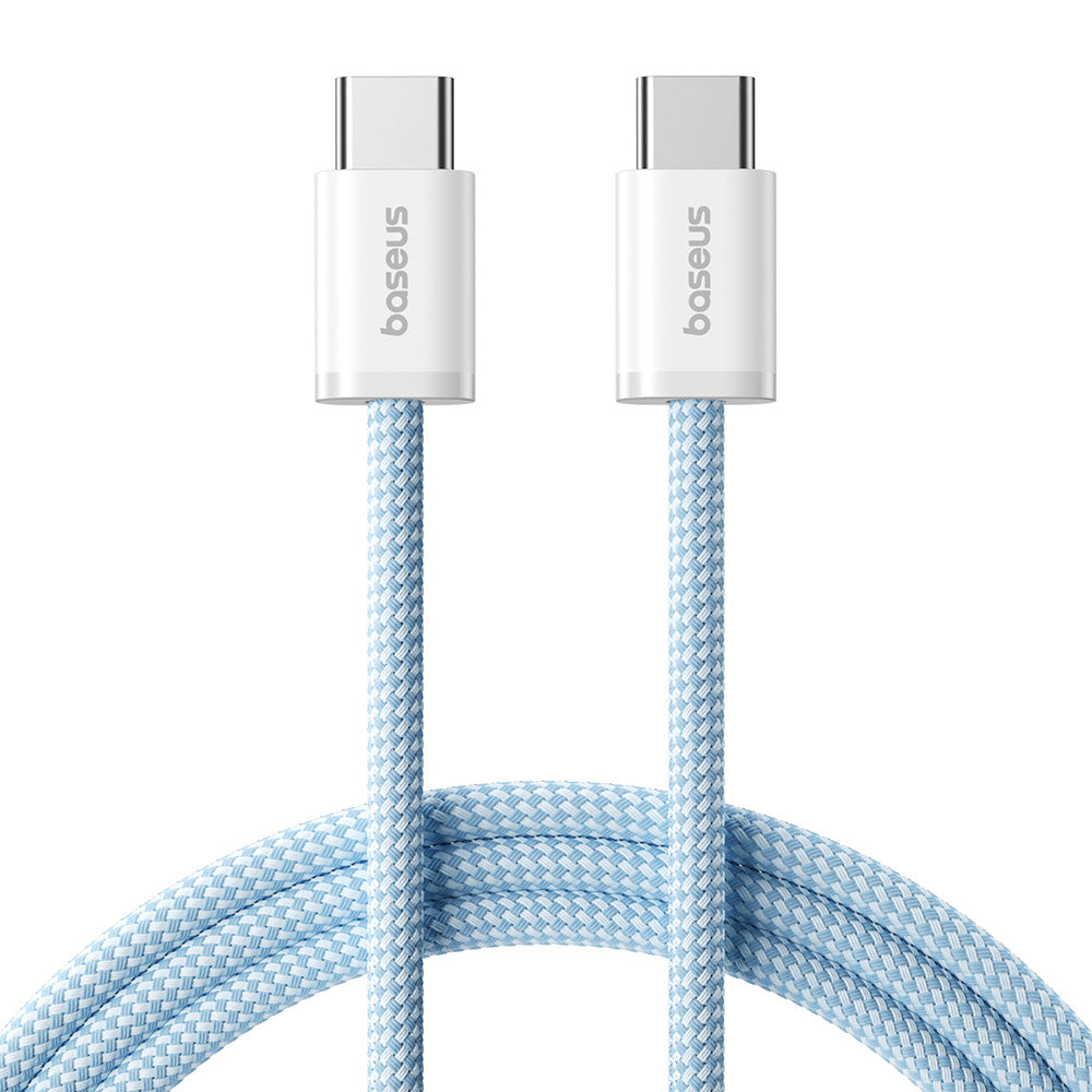 Câble de Données et de Charge USB-C - USB-C Baseus Dynamic 4 Series, 100W, 2m, Bleu P10381400311-01