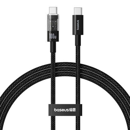 Câble de Données et de Charge USB-C - USB-C Baseus Gem, 100W, 1m, Noir P10373000111-00