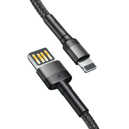 Daten- und Ladekabel USB-A - Lightning Baseus Cafule Special Edition, 18W, 1m, Grau CALKLF-GG1