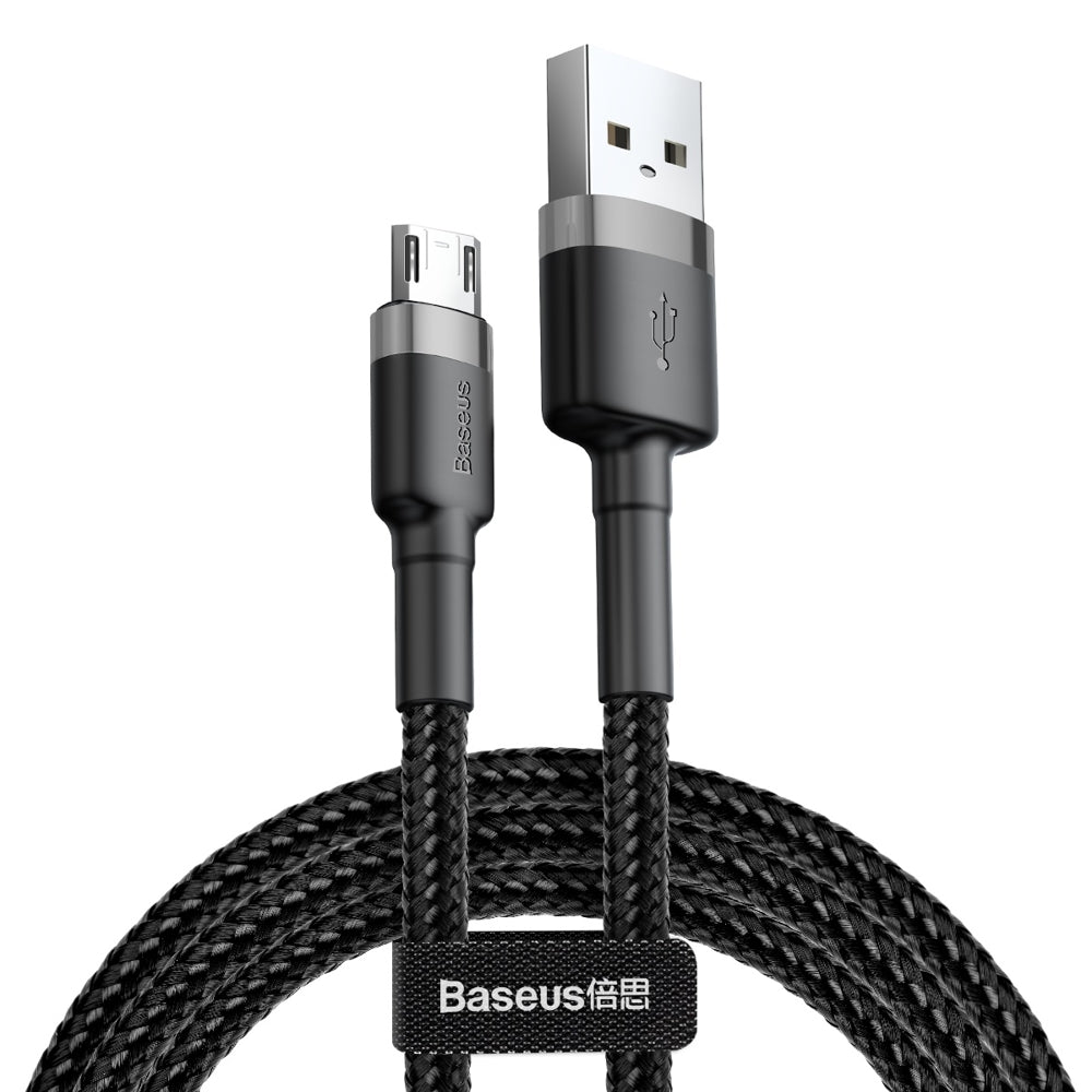 USB-A - microUSB Lade- und Datenkabel Baseus Cafule, 18W, 2m, Grau CAMKLF-CG1