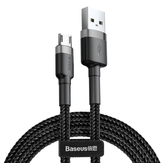 USB-A - microUSB Lade- und Datenkabel Baseus Cafule, 18W, 2m, Grau CAMKLF-CG1