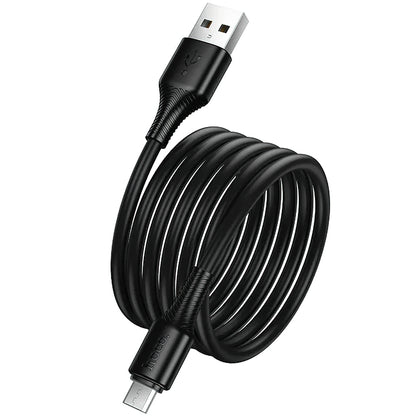 Câble de Données et de Charge USB-A - microUSB HOCO X120, 18W, 1m, Noir