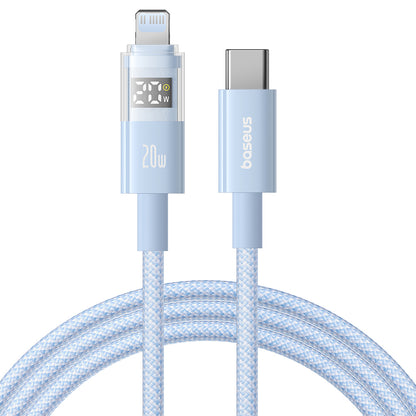 Daten- und Ladekabel USB-C - Lightning Baseus Display 2, 20W, 1m, Blau P10382703311-00