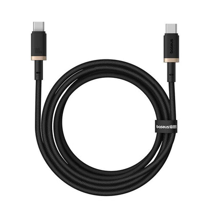 Câble de Données et de Charge USB-C - USB-C Baseus Dura Series, 100W, 2m, Doré P10377803U01-03