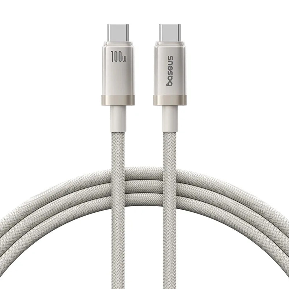 USB-C Daten- und Ladekabel - USB-C Baseus Titanium, 100W, 1m, Silber P10378100G21-00