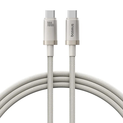 USB-C Daten- und Ladekabel - USB-C Baseus Titanium, 100W, 1m, Silber P10378100G21-00