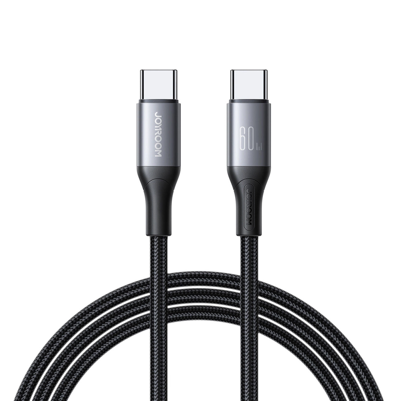 Câble de Données et de Charge USB-C - USB-C Joyroom S-A28 Flash, 60W, 1m, Noir