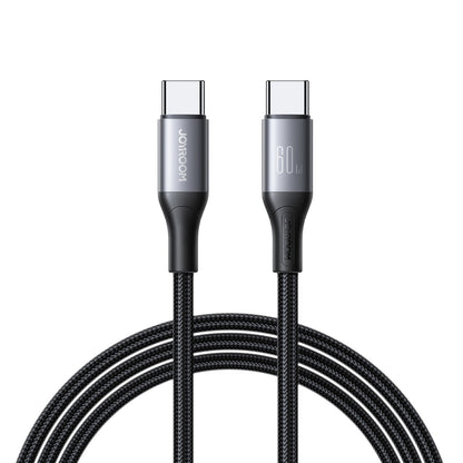 Câble de Données et de Charge USB-C - USB-C Joyroom S-A28 Flash, 60W, 1m, Noir