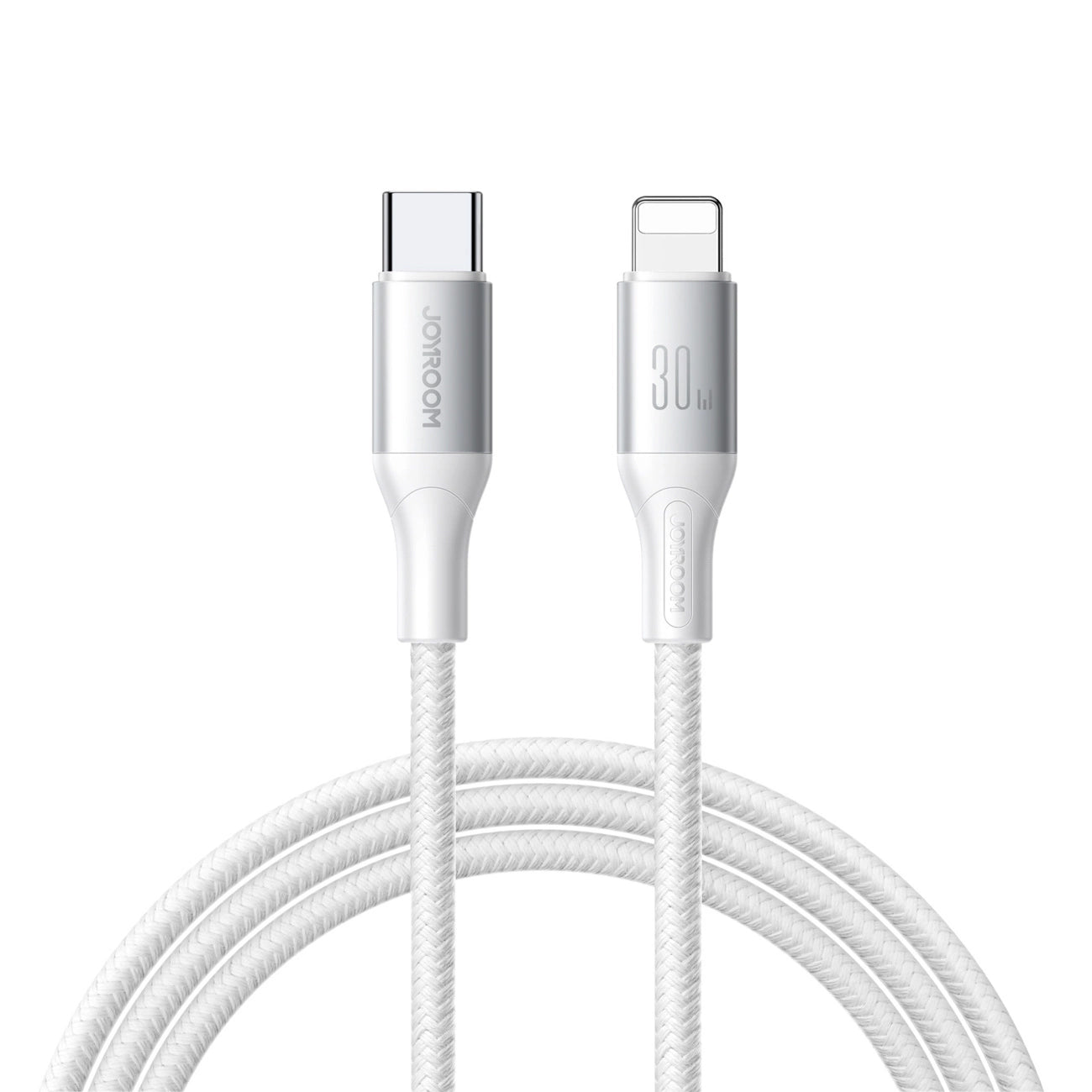 Câble de Données et de Charge USB-C - Lightning Joyroom S-A28 Flash, 30W, 2m, Blanc