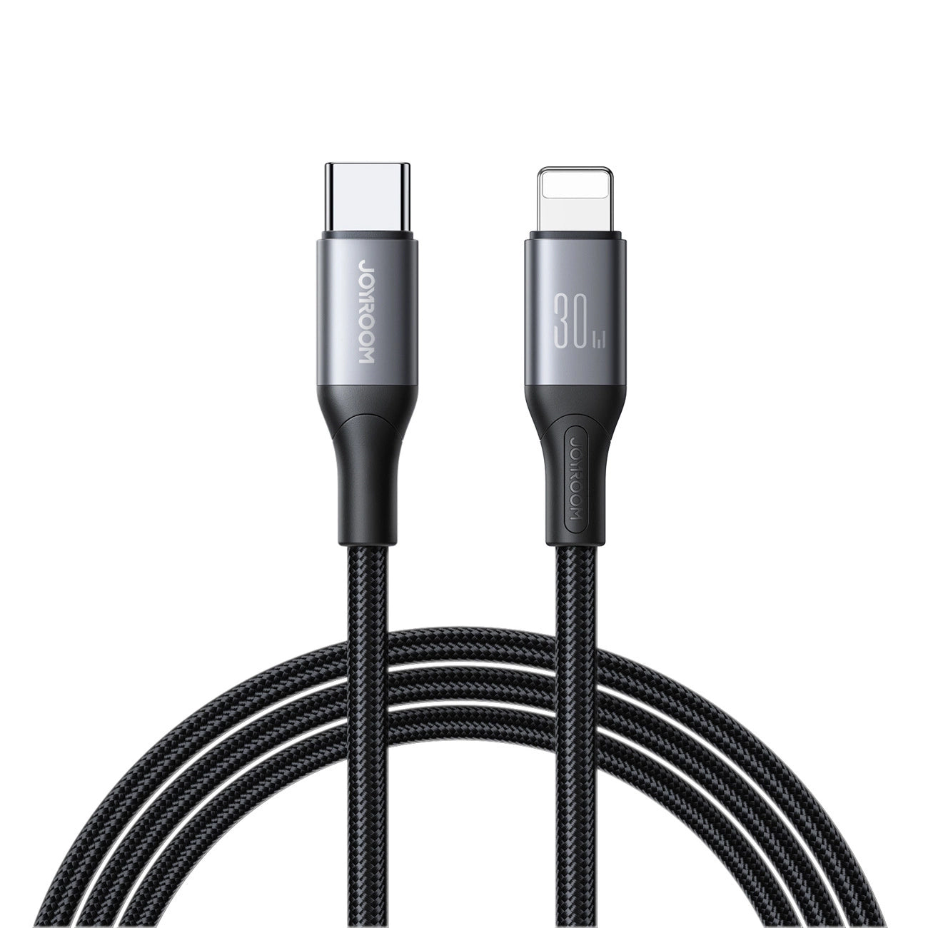 Câble de Données et de Charge USB-C - Lightning Joyroom S-A28 Flash, 30W, 2m, Noir