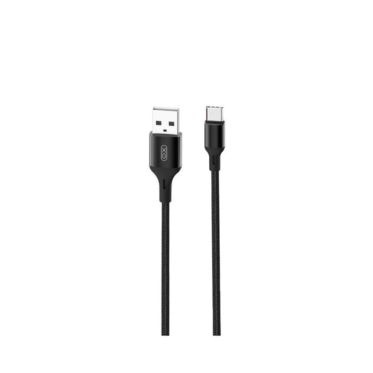 Daten- und Ladekabel USB-A - USB-C XO Design NB143, 18W, 1m, Schwarz