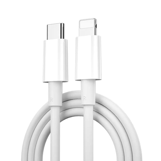 Daten- und Ladekabel USB-C - Lightning WiWu Wi-C008, 30W, 1.2m, Weiß