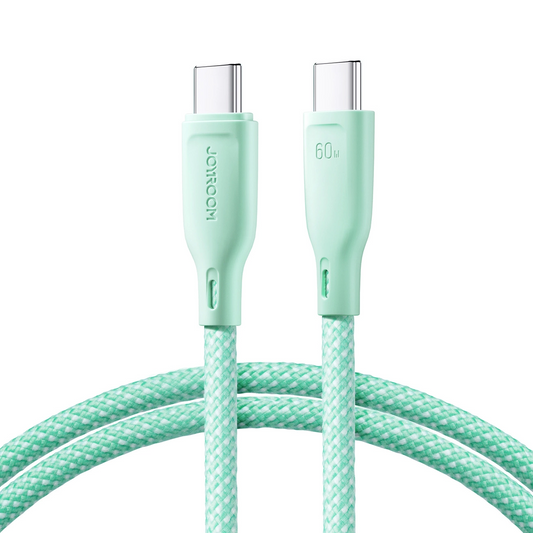 USB-C Daten- und Ladekabel - USB-C Joyroom S-A34, 60W, 1m, Grün