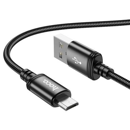 Câble de Données et de Charge USB-A - microUSB HOCO X89, 18W, 1m, Noir