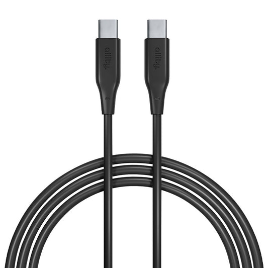 USB-C Daten- und Ladekabel - USB-C Allity. AUC-02, 100W, 1m, Schwarz