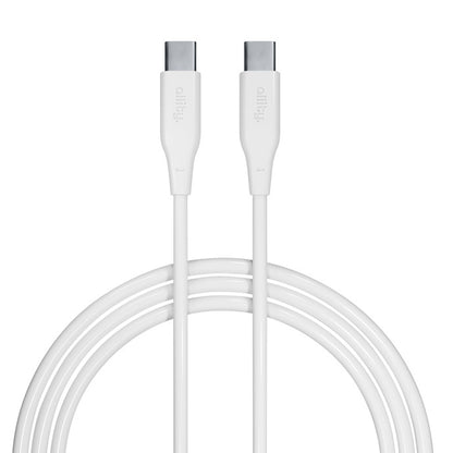 USB-C Daten- und Ladekabel - USB-C Allity. AUC-02, 100W, 1m, Weiß