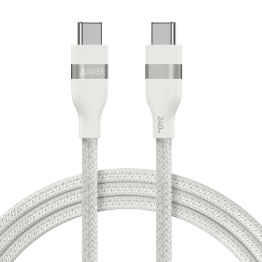 USB-C Daten- und Ladekabel - USB-C Anker, 240W, 1.8m, Weiß A82E2H22