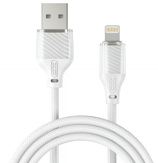 Câble de Données et de Charge USB-A - Lightning XO Design NB291, 18W, 1m, Blanc