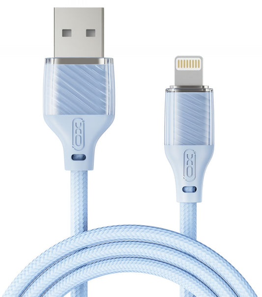 Câble de Données et de Charge USB-A - Lightning XO Design NB291, 18W, 1m, Bleu