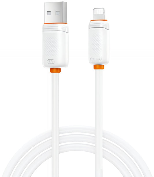 Câble de Données et de Charge USB-A - Lightning XO Design NB302, 18W, 1m, Blanc