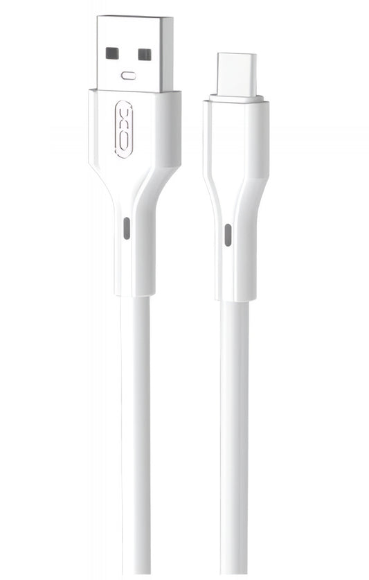 Daten- und Ladekabel USB-A - USB-C XO Design NB230, 18W, 1m, Weiß