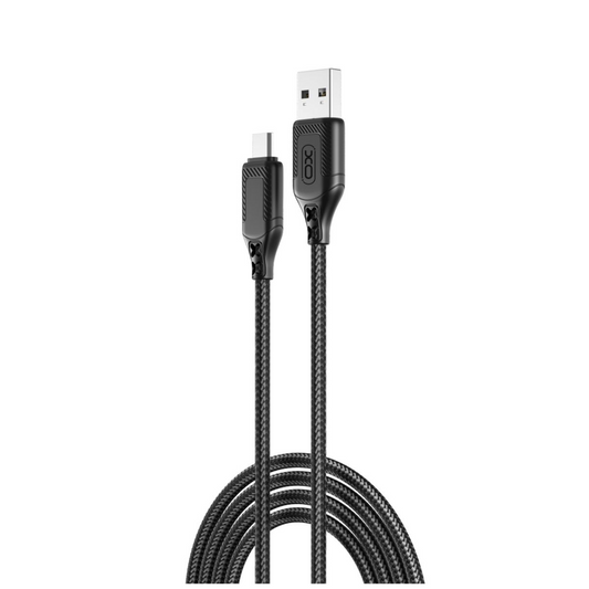 Câble de Données et de Charge USB-A - microUSB XO Design NB235, 18W, 1m, Noir