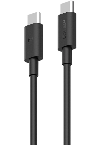 Câble de Données et de Charge USB-C - USB-C Cuktech, 240W, 1.5m, Noir CKCTC615NCBK
