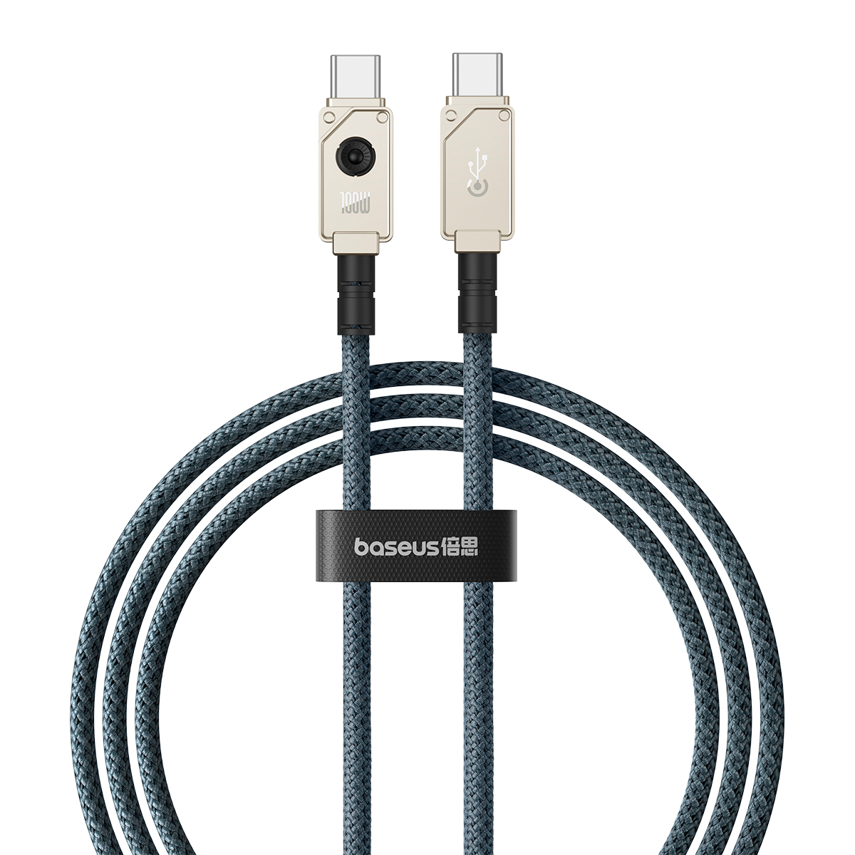 Daten- und Ladekabel USB-C - USB-C Baseus Unbreakable, 100W, 2m, Weiß P10355800221-01