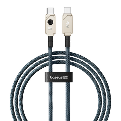 Daten- und Ladekabel USB-C - USB-C Baseus Unbreakable, 100W, 2m, Weiß P10355800221-01
