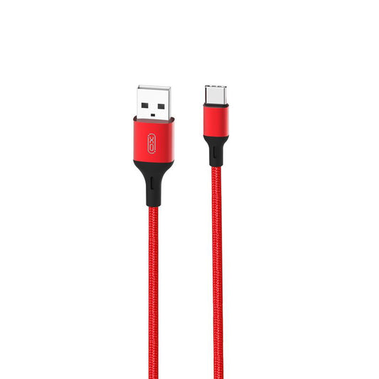 Daten- und Ladekabel USB-A - USB-C XO Design NB143, 18W, 2m, Rot