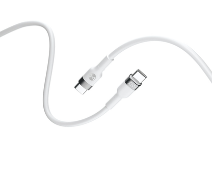 USB-C Data and Charging Cable - USB-C Forever Flexible, 60W, 2m, White