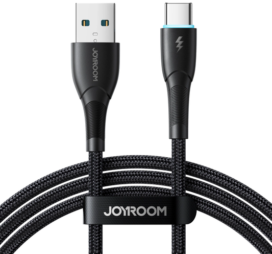 Câble de Données et de Charge USB-A - USB-C Joyroom S-A32, 18W, 1m, Noir