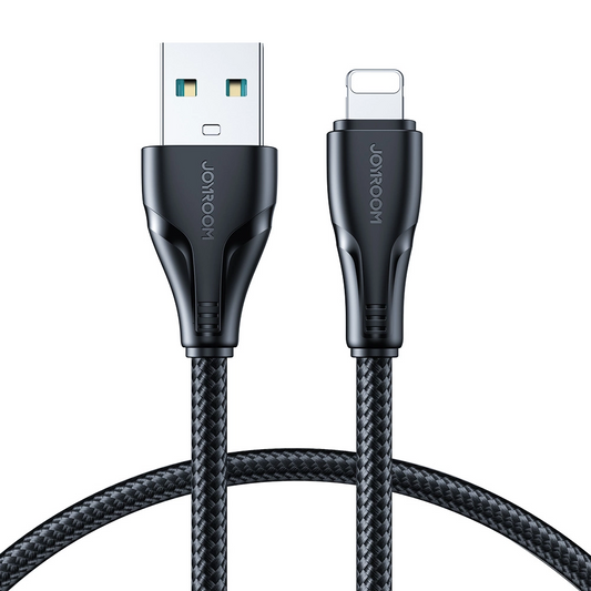 Câble de Données et de Charge USB-A - Lightning Joyroom S-A11, 18W, 1.2m, Noir