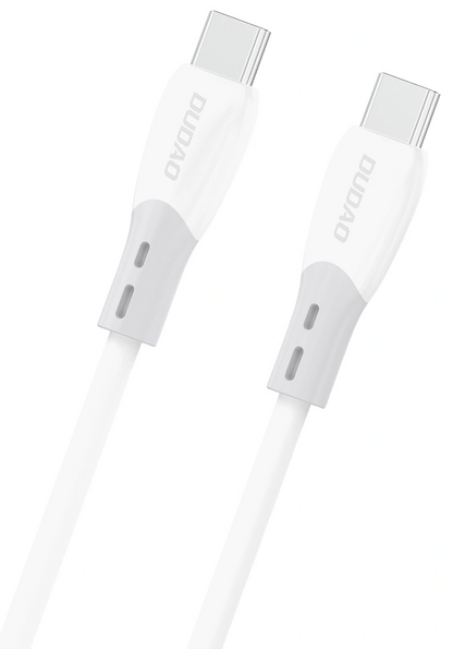 USB-C Daten- und Ladekabel - USB-C Dudao L25SC, 60W, 2m, Weiß