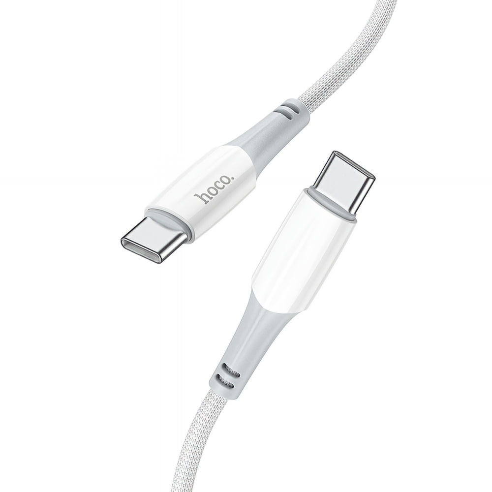 Câble de Données et de Charge USB-C - USB-C HOCO X70, 60W, 1m, Blanc