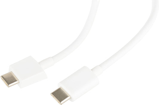 Câble de Données et de Charge USB-C - USB-C Google, 30W, 3m, Blanc