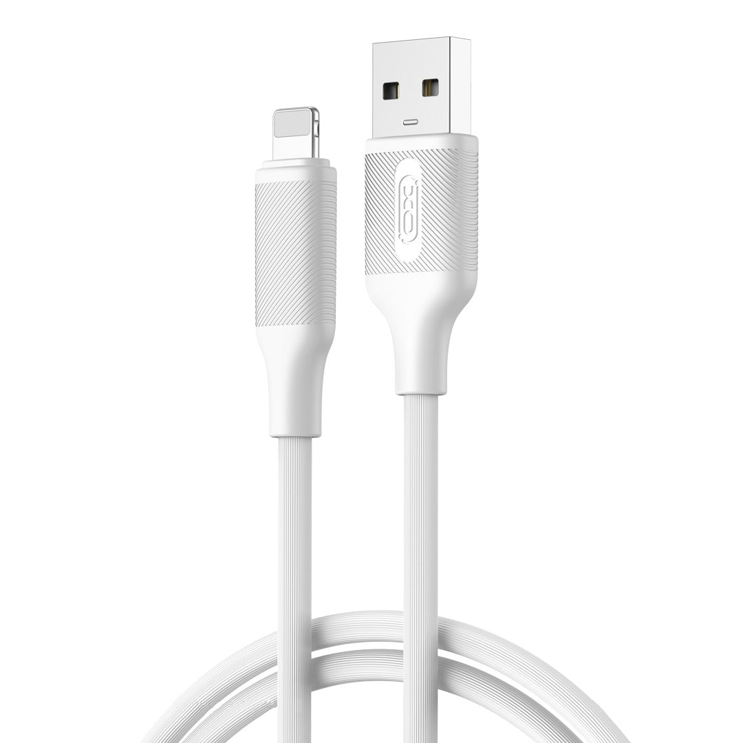 Câble de Données et de Charge USB-A - Lightning XO Design NB265, 12W, 1m, Blanc