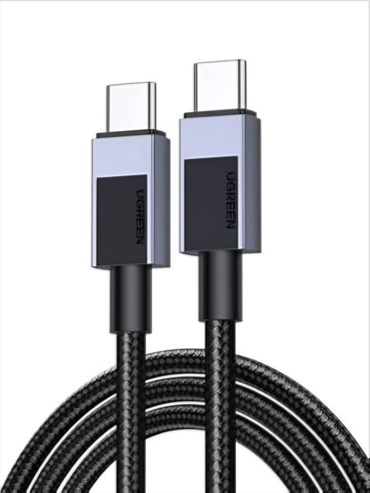 Câble de Données et de Charge USB-C - USB-C UGREEN L512, 100W, 2m, Gris