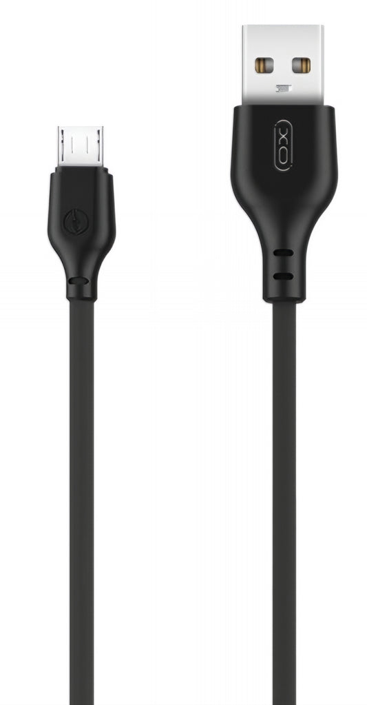 Câble de Données et de Charge USB-A - microUSB XO Design NB103, 18W, 2m, Noir