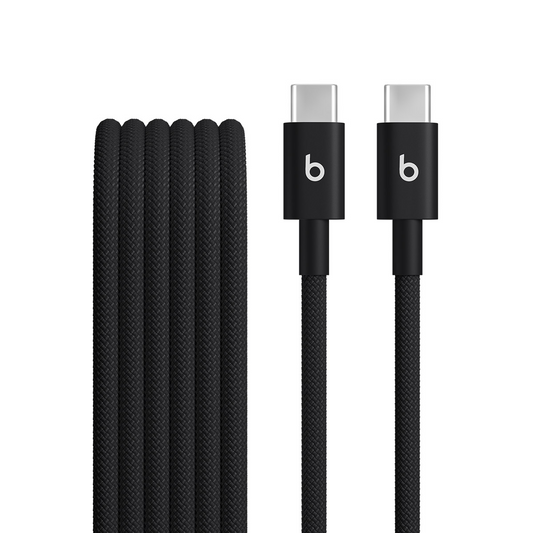 Câble de Données et de Charge USB-C - USB-C Beats, 1.5m, Noir MDGA4ZM/A
