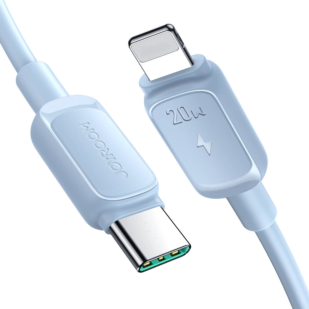 Câble de données et de charge USB-C - Lightning Joyroom S-A14, 20W, 1,2m, Bleu