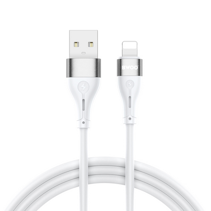 Daten- und Ladekabel USB-A - Lightning BWOO X280L, 15W, 1m, Weiß