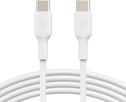 Daten- und Ladekabel USB-C - USB-C Belkin BoostCharge, 60W, 1m, Weiß CAB003bt1MWH