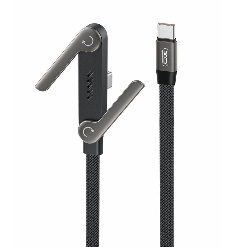 Câble de données et de charge USB-C - USB-C XO Design NB-Q311, 240W, 1,5m, Noir