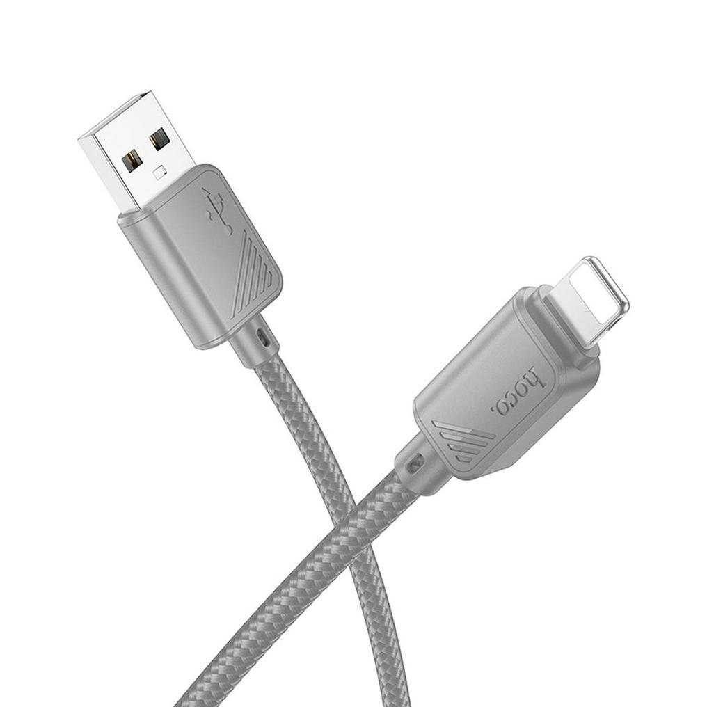 Câble de données et de charge USB-A - Lightning HOCO X113, 18W, 1m, Gris